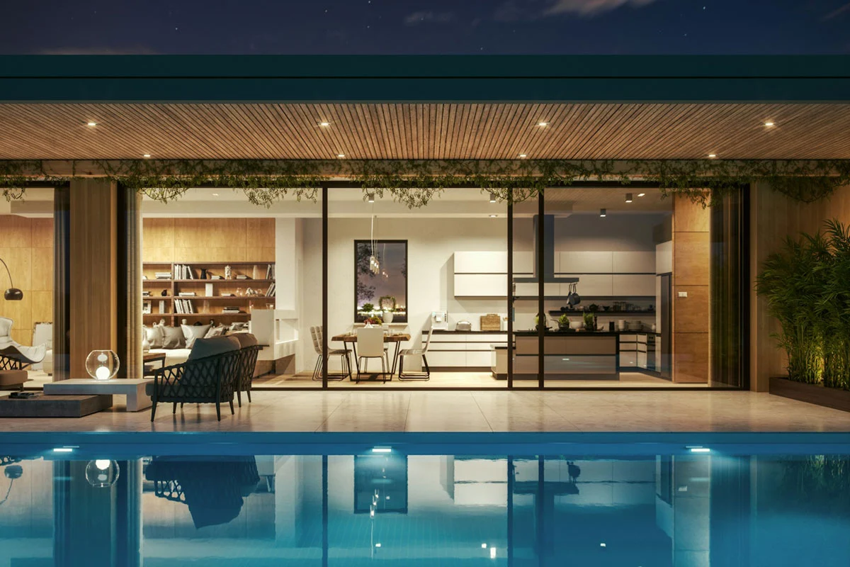 Airbnb investment property exterior—clean, modern living space suited for short-term rentals